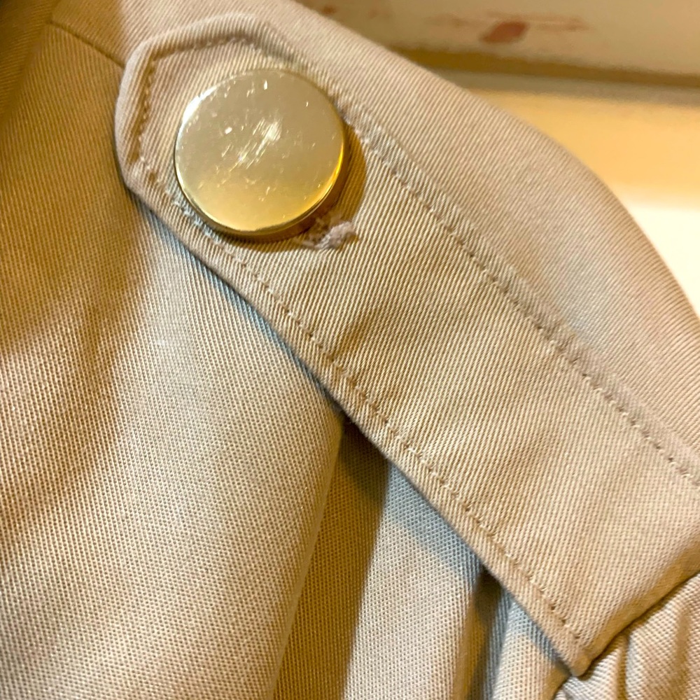 Target Trench  Gold Buttons - Picture 2 of 6